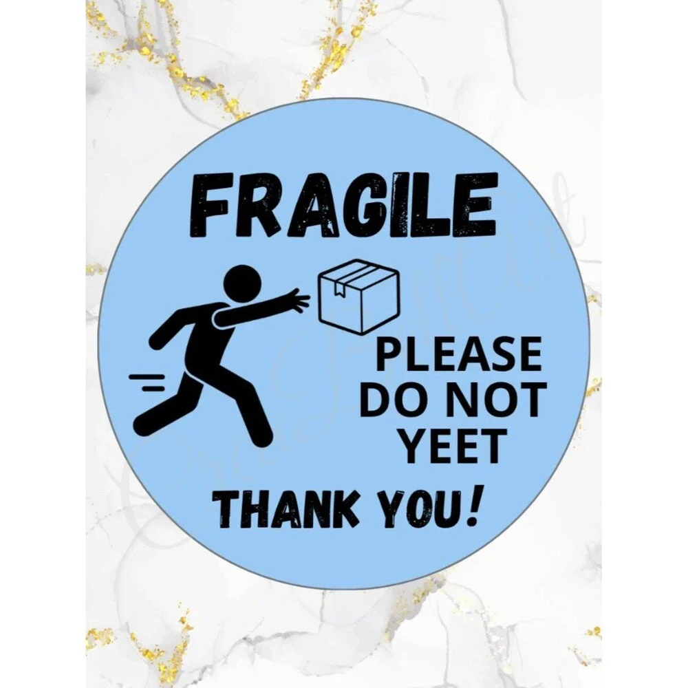100 Thank you Stickers Thermal 2